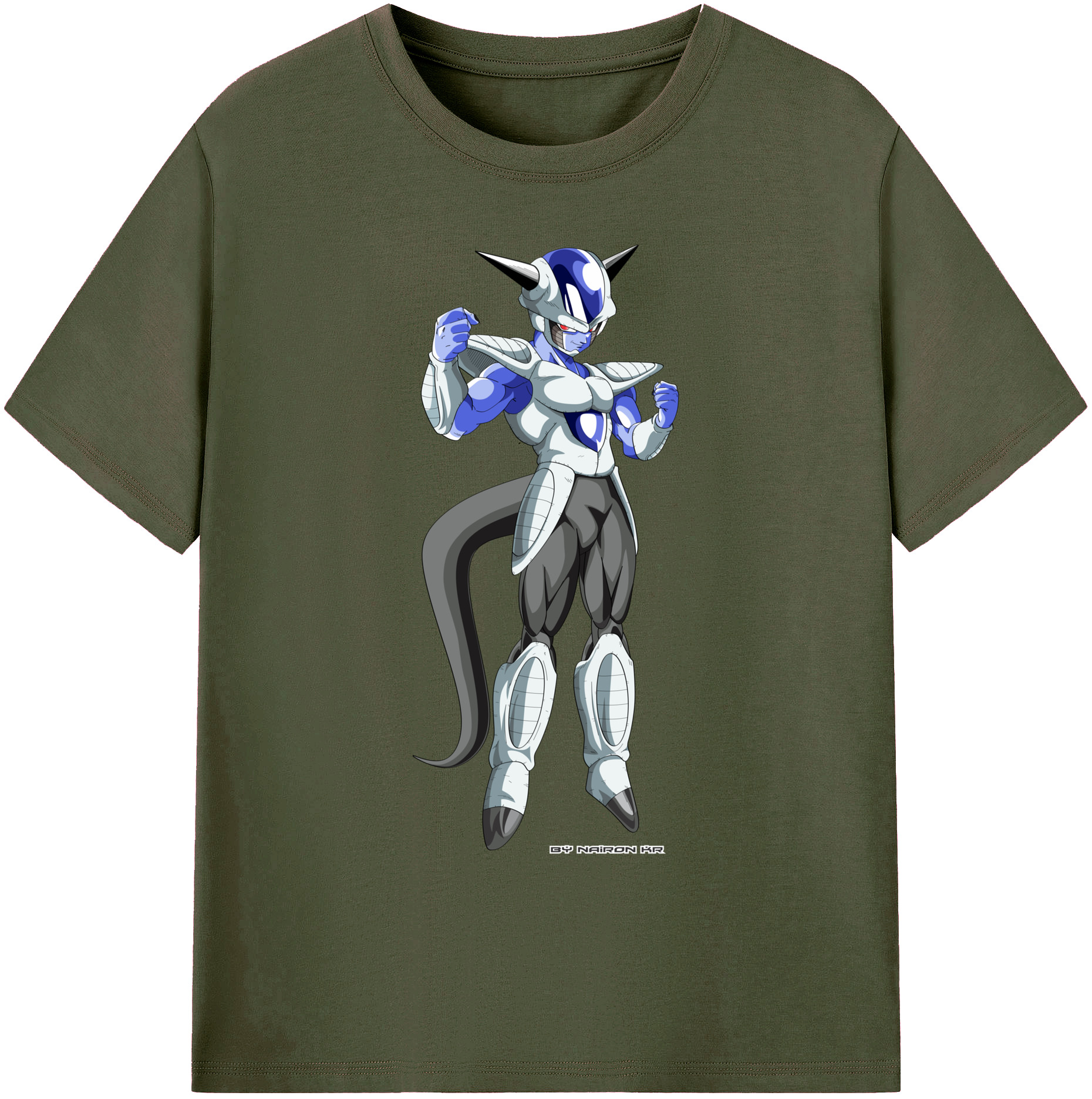 （画像用） ドラゴンボール フリーザ DRAGON BALL Frieza 綿100％ メンズ半袖Tシャツ｜肌触りやわらか＆通気性